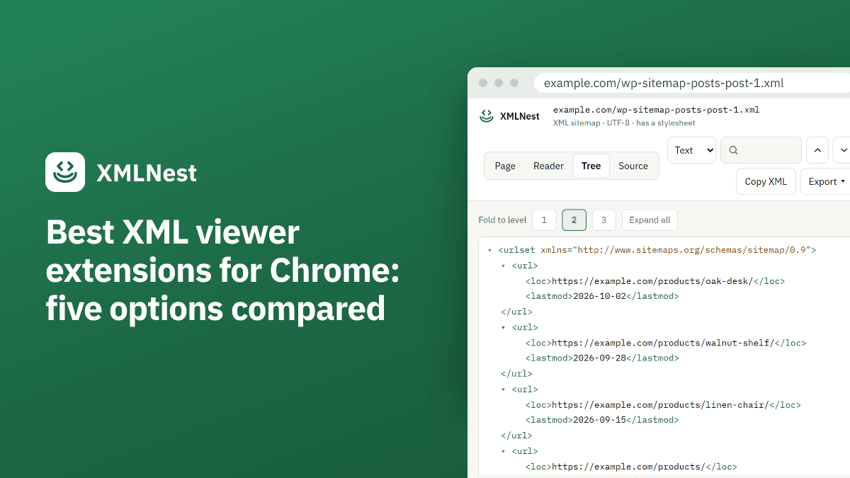 Best XML viewer extensions for Chrome: five options compared