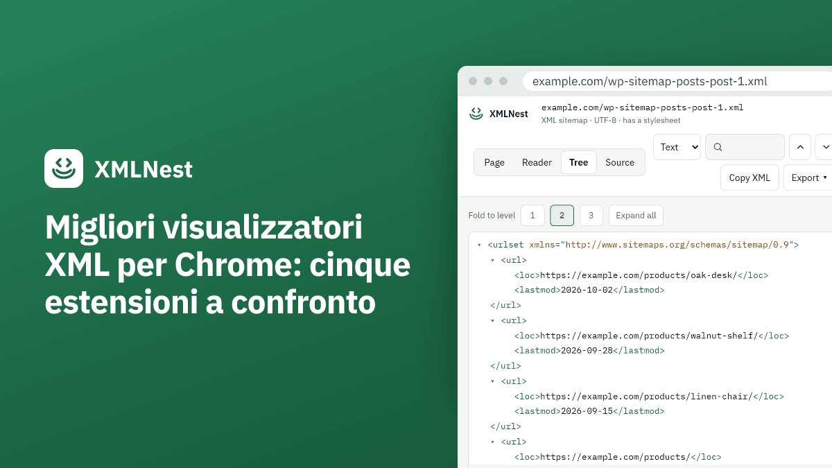 Migliori visualizzatori XML per Chrome: cinque estensioni a confronto