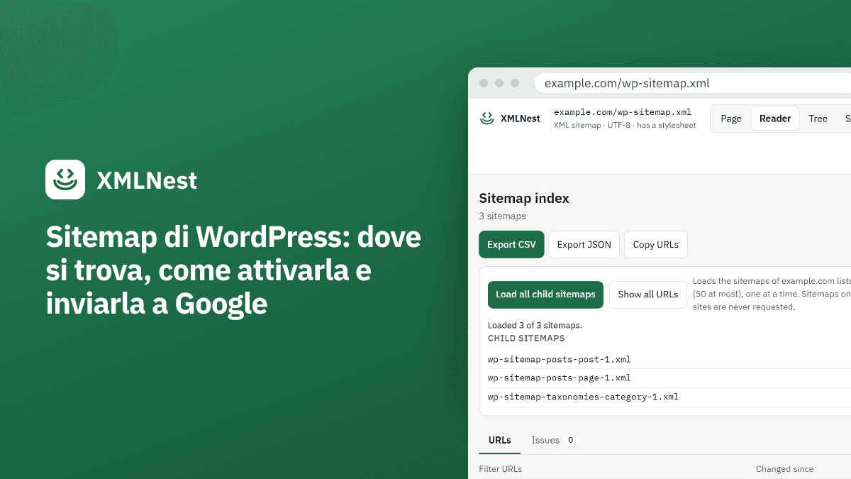 Sitemap di WordPress, Yoast e Rank Math